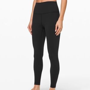 LULULEMON BLACK WUNDERUNDER LEGGINGS! Sz 12